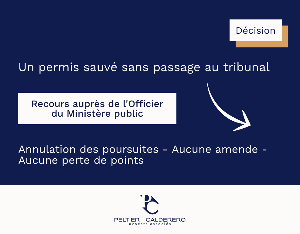 Sauver un permis de conduire, ce n’est pas toujours aller jusqu’au tribunal