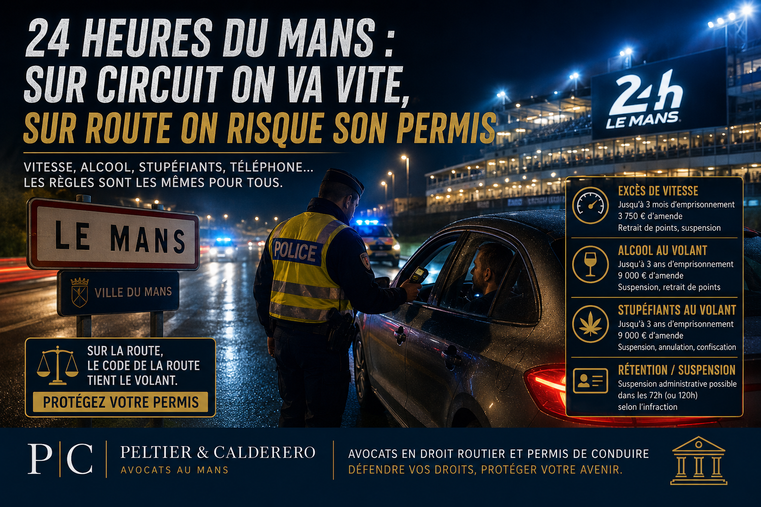 24 Heures du Mans : sur circuit on va vite, sur route on risque son permis