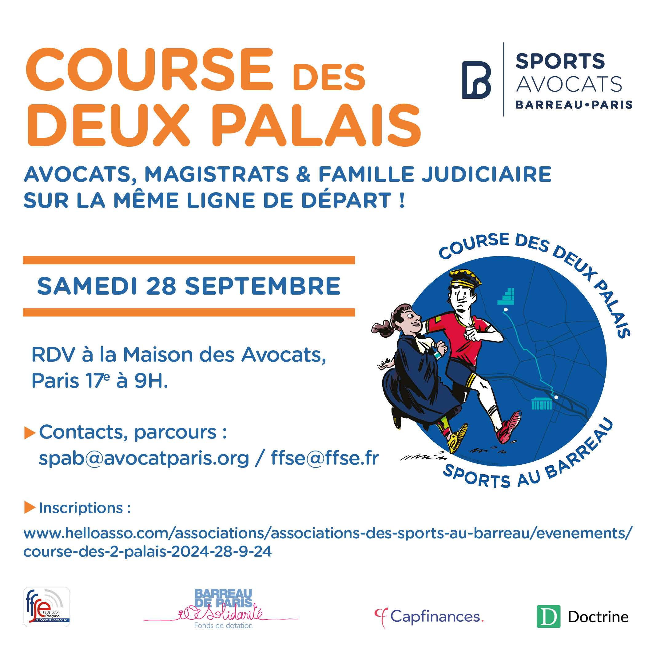 Course des deux palais - 28 septembre 2024