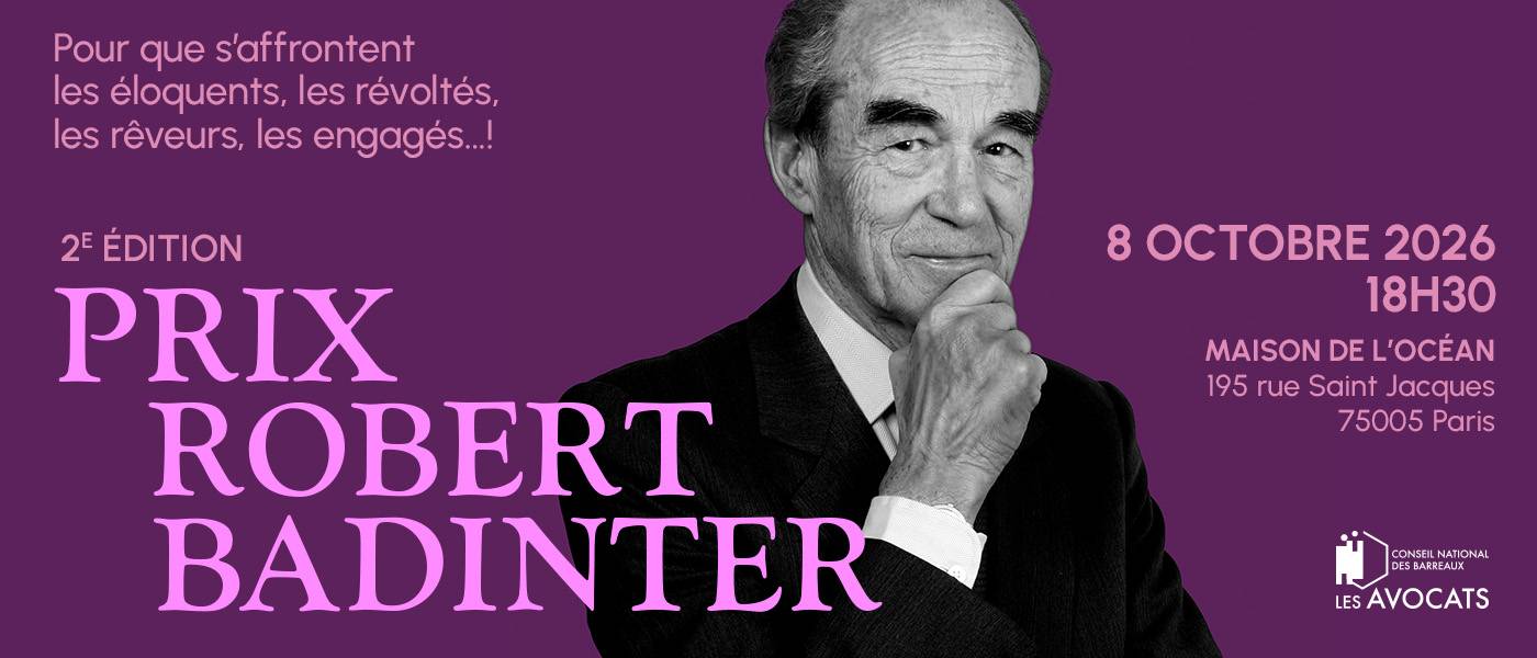 Prix Robert Badinter 2026