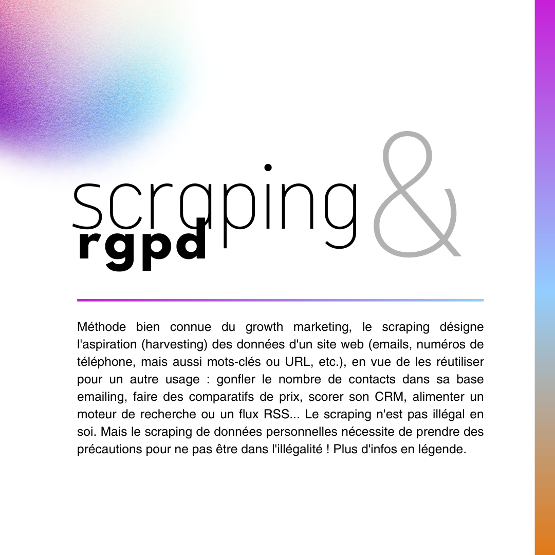 Scraping et RGPD