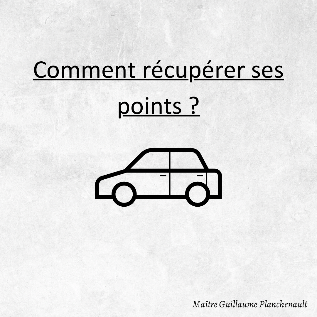 Comment récupérer ses points ?