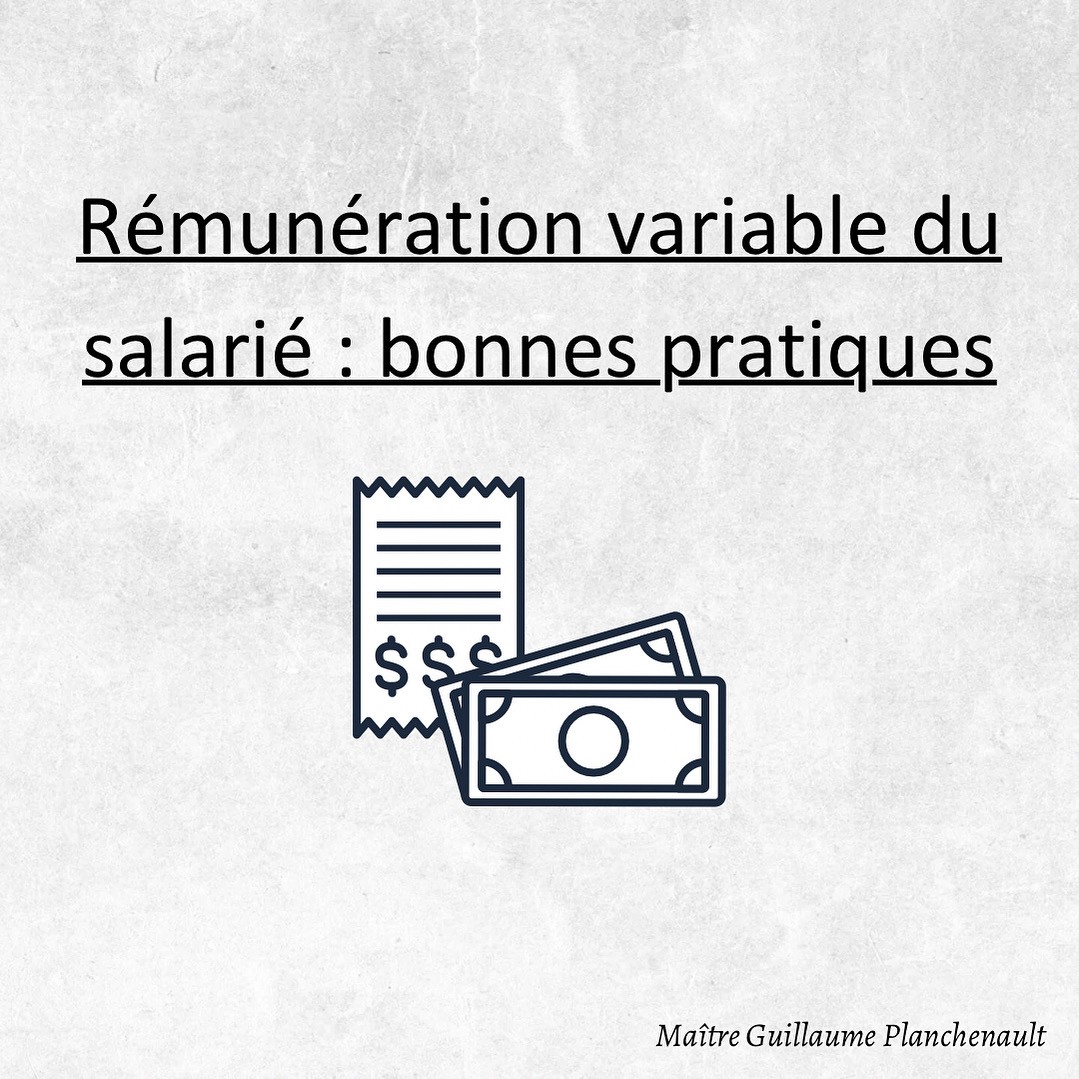 Rémunération variable du salarié : bonnes pratiques