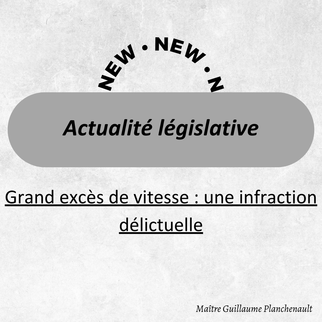 Grand excès de vitesse