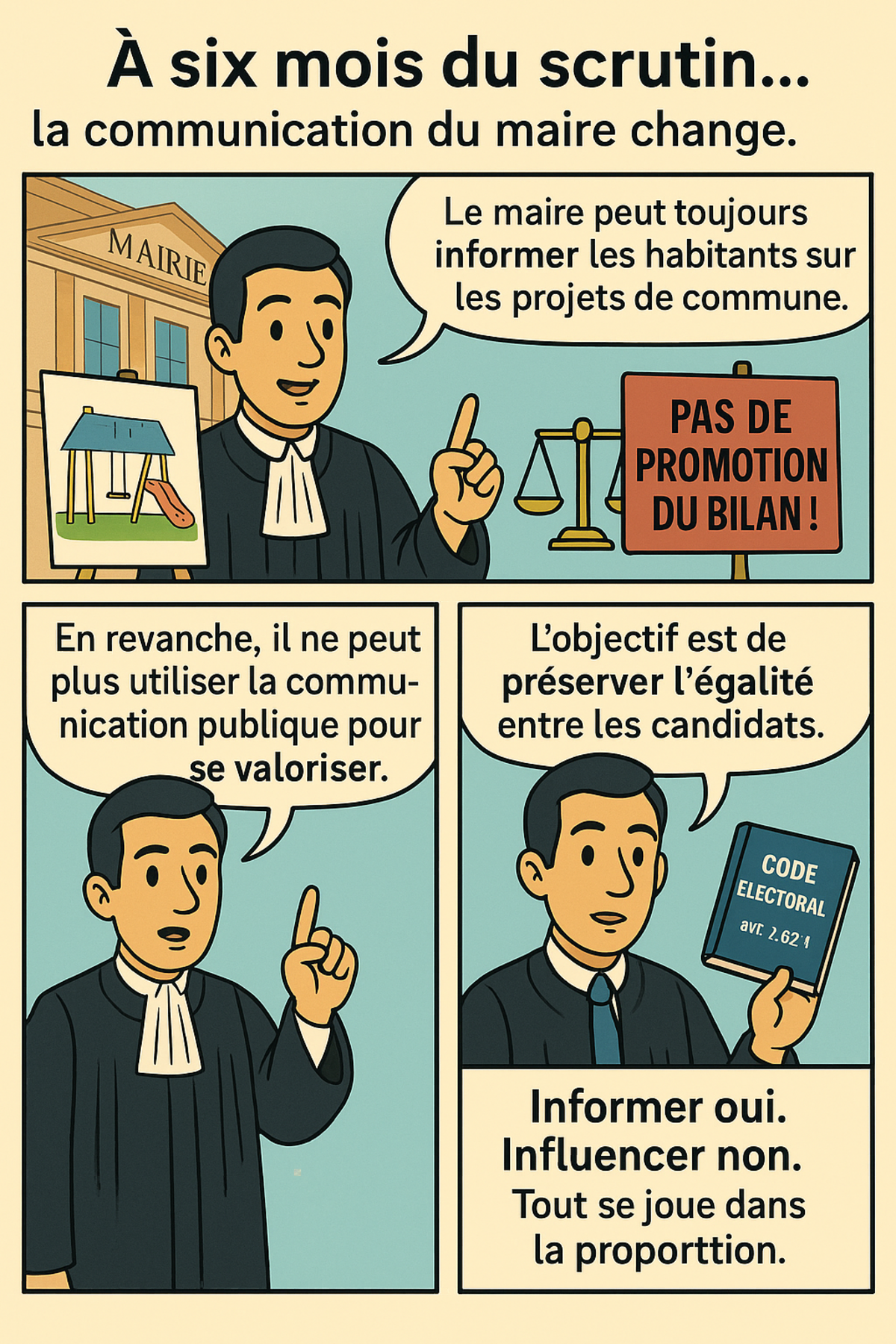 À six mois du scrutin, jusqu’où un maire peut-il communiquer ?