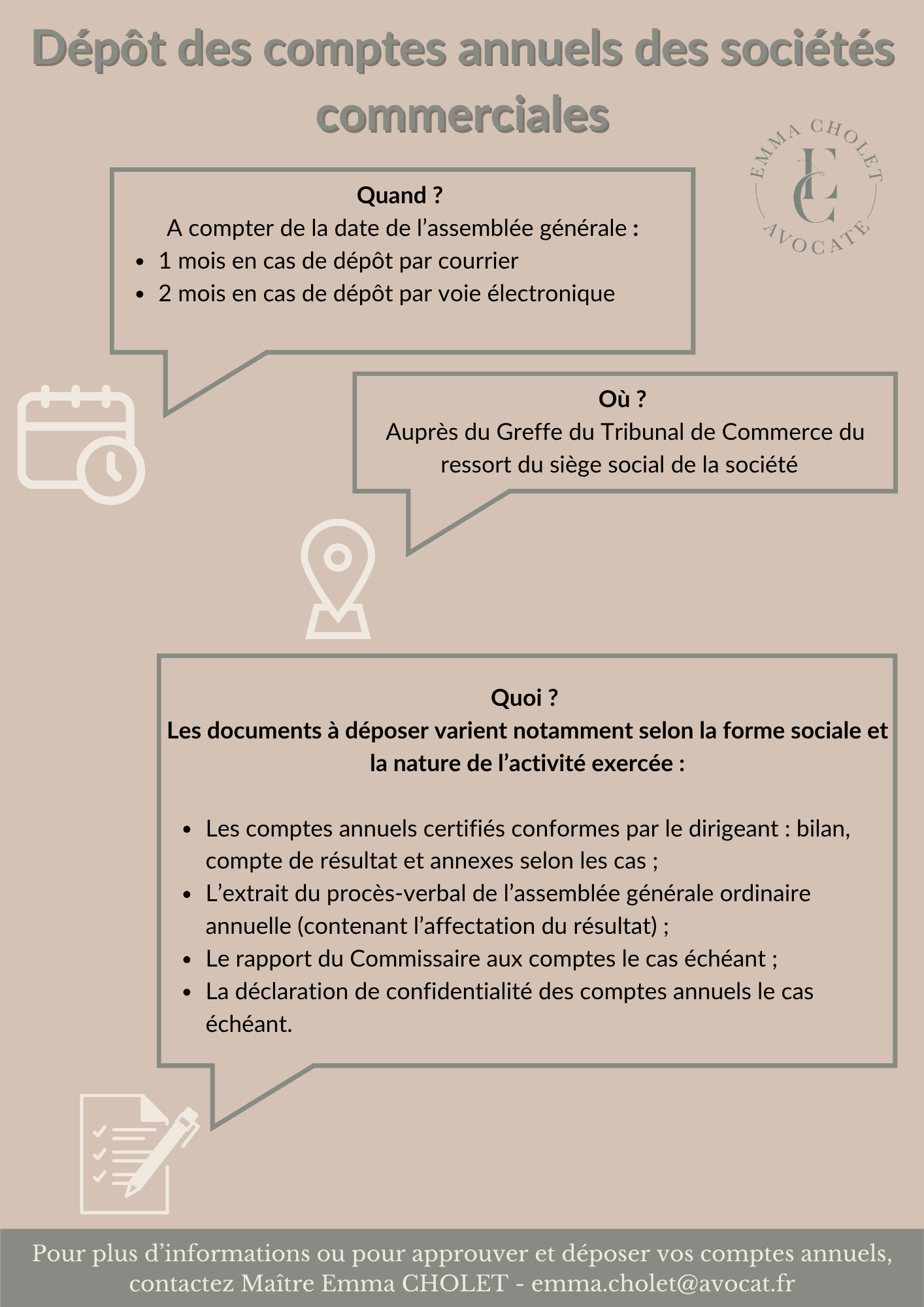Ce qu'il faut savoir sur le dépôt des comptes annuels