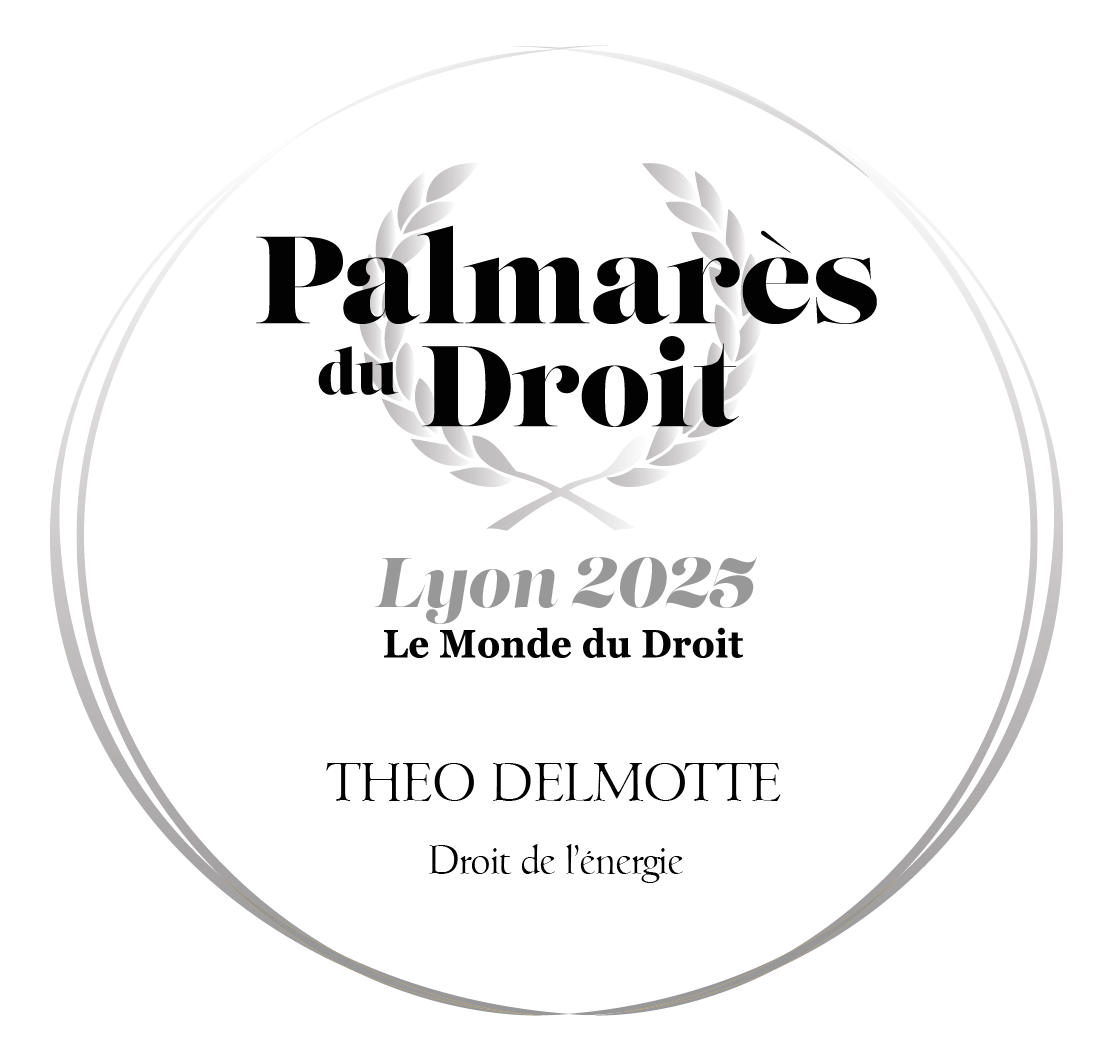 Maître Théo Delmotte reçoit le trophée d’argent en droit de l’énergie du barreau de Lyon