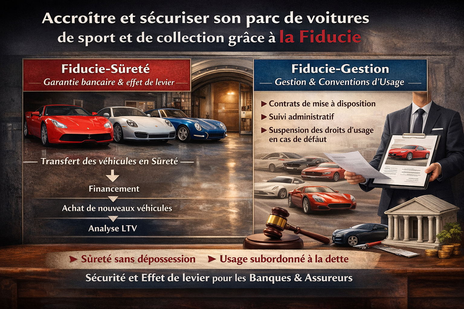 Accroître et sécuriser un parc de voitures de sport et de collection grâce à la fiducie : une structuration juridique au service de l’effet de levier et de la maîtrise du risque