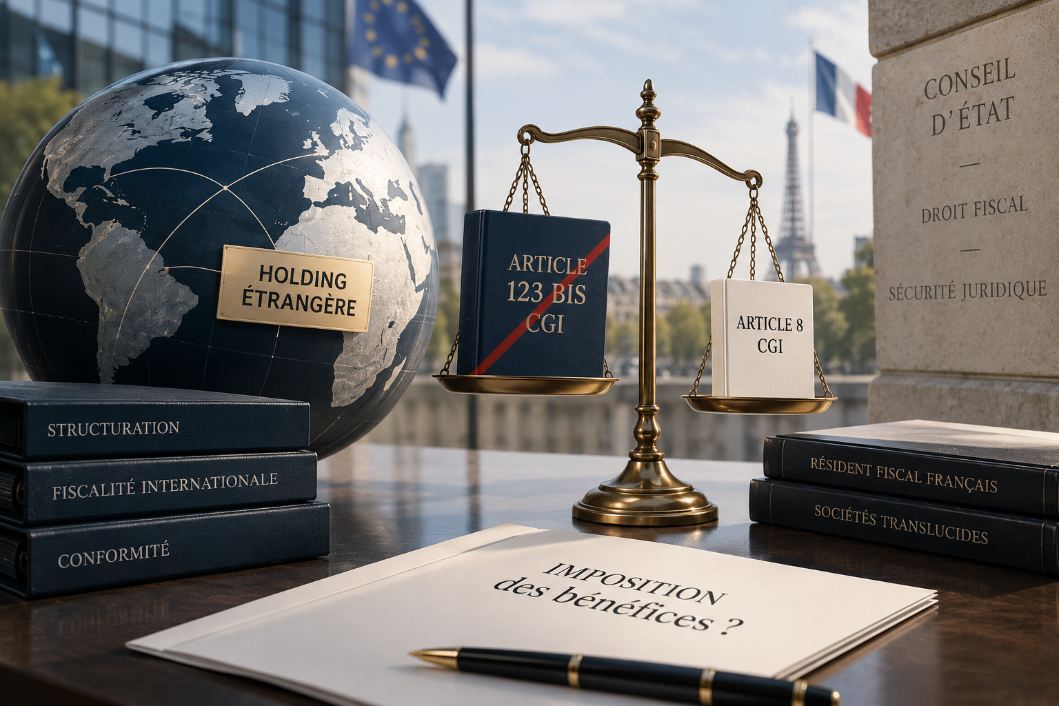 Holdings étrangères : l’inapplicabilité de l’article 123 bis du CGI ne signifie pas absence d’imposition