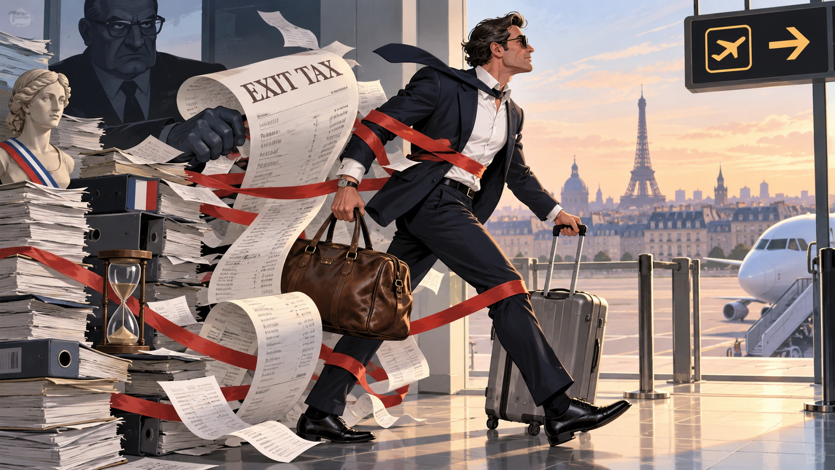 Exit tax : quitter la France sans laisser un bras au fisc
