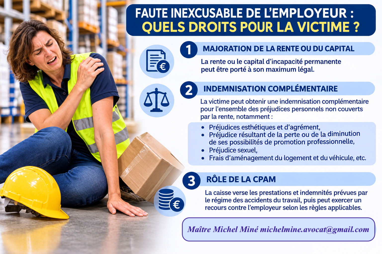 La faute inexcusable de l’employeur (FIE) : pour une indemnisation majorée des victimes d’accidents du travail et de maladies professionnelles