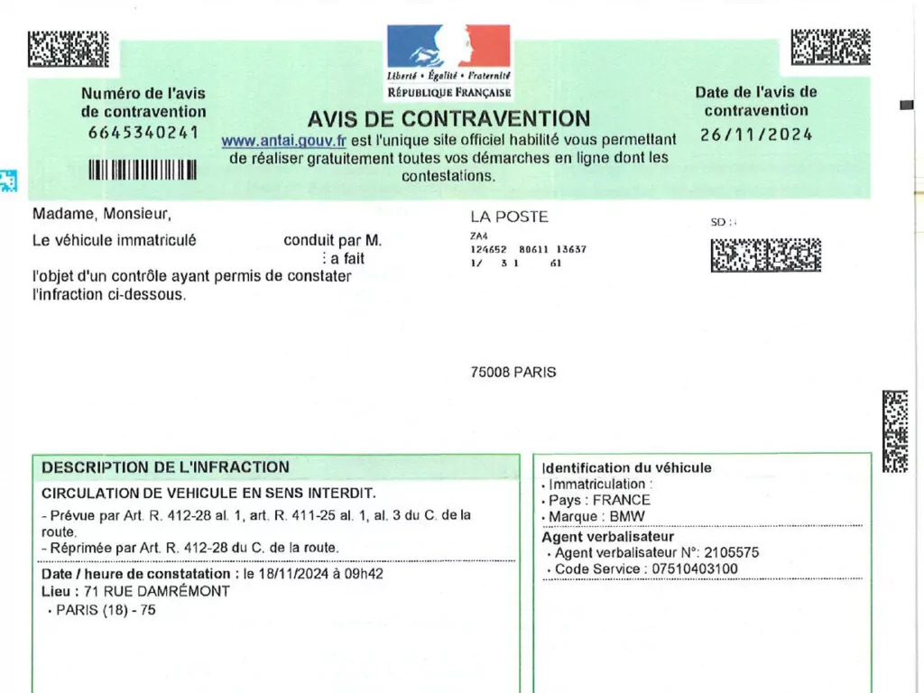 Amende forfaitaire : Attention en cas d’infractions multiples !