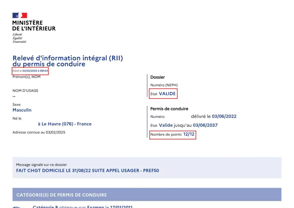 Permis annulé à Caen : le ministère reconnaît l’erreur et restitue 12 points (48SI)