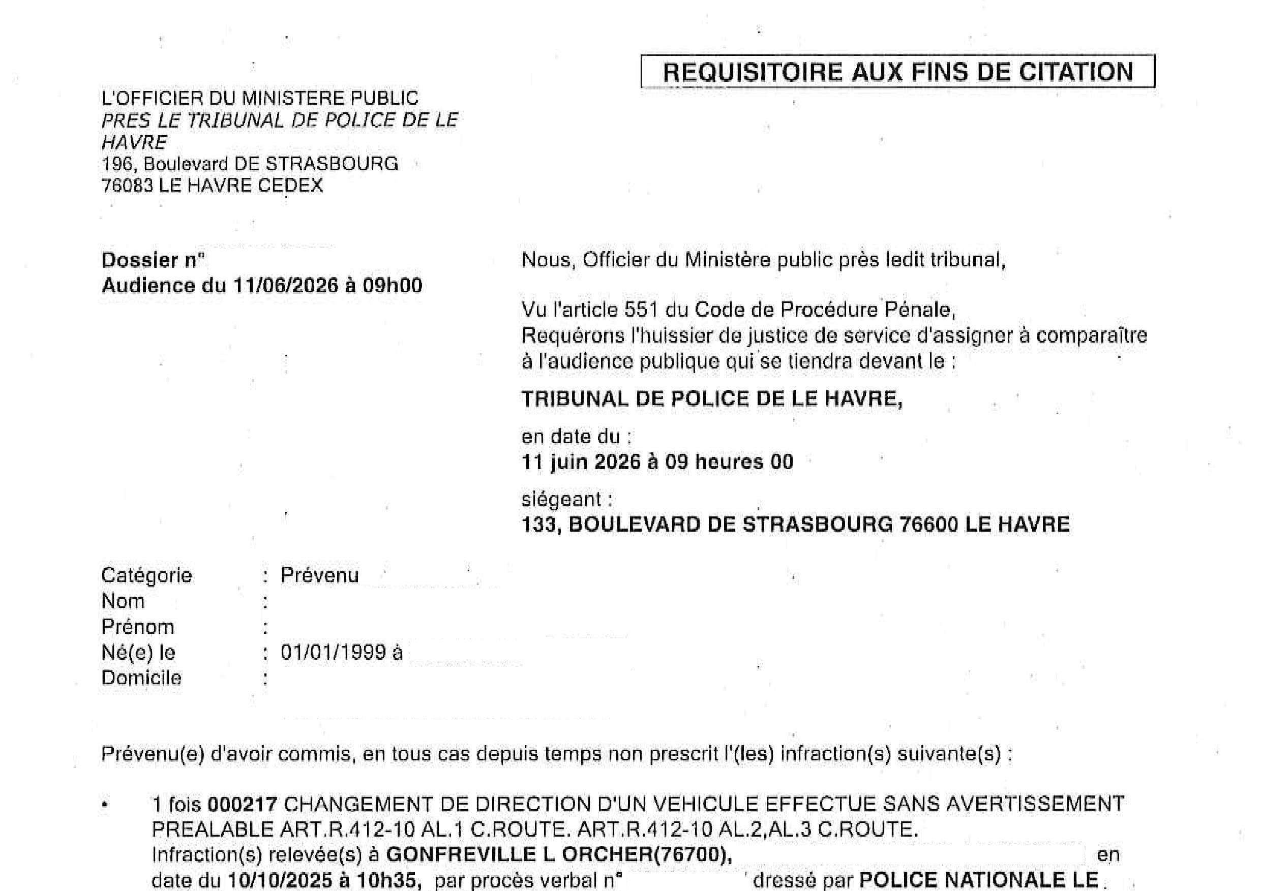 L’Officier du ministère public (OMP) : rôle, pouvoirs et recours en droit routier